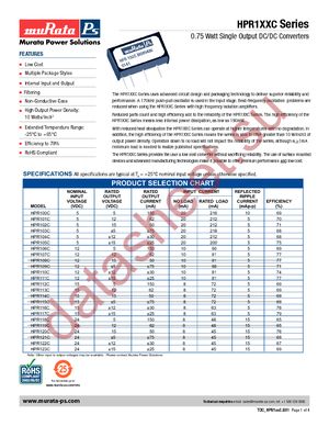 HPR101C datasheet  